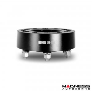 Ford Bronco Wheel Spacers - Set of 2 - 50MM - M12 - Mishimoto Borne Black Ford Bronco Wheel Spacers - Set of 2 - 50MM - M12 - Mishimoto Borne Black